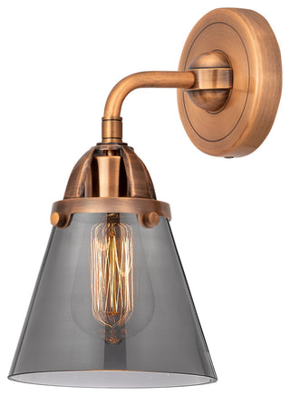 Small Cone Sconce, Antique Copper, Plated Smoke, Plated Smoke
