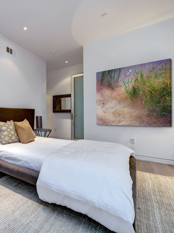 "Muhly Grass Textures" Painting Print on Canvas by Chris Vest