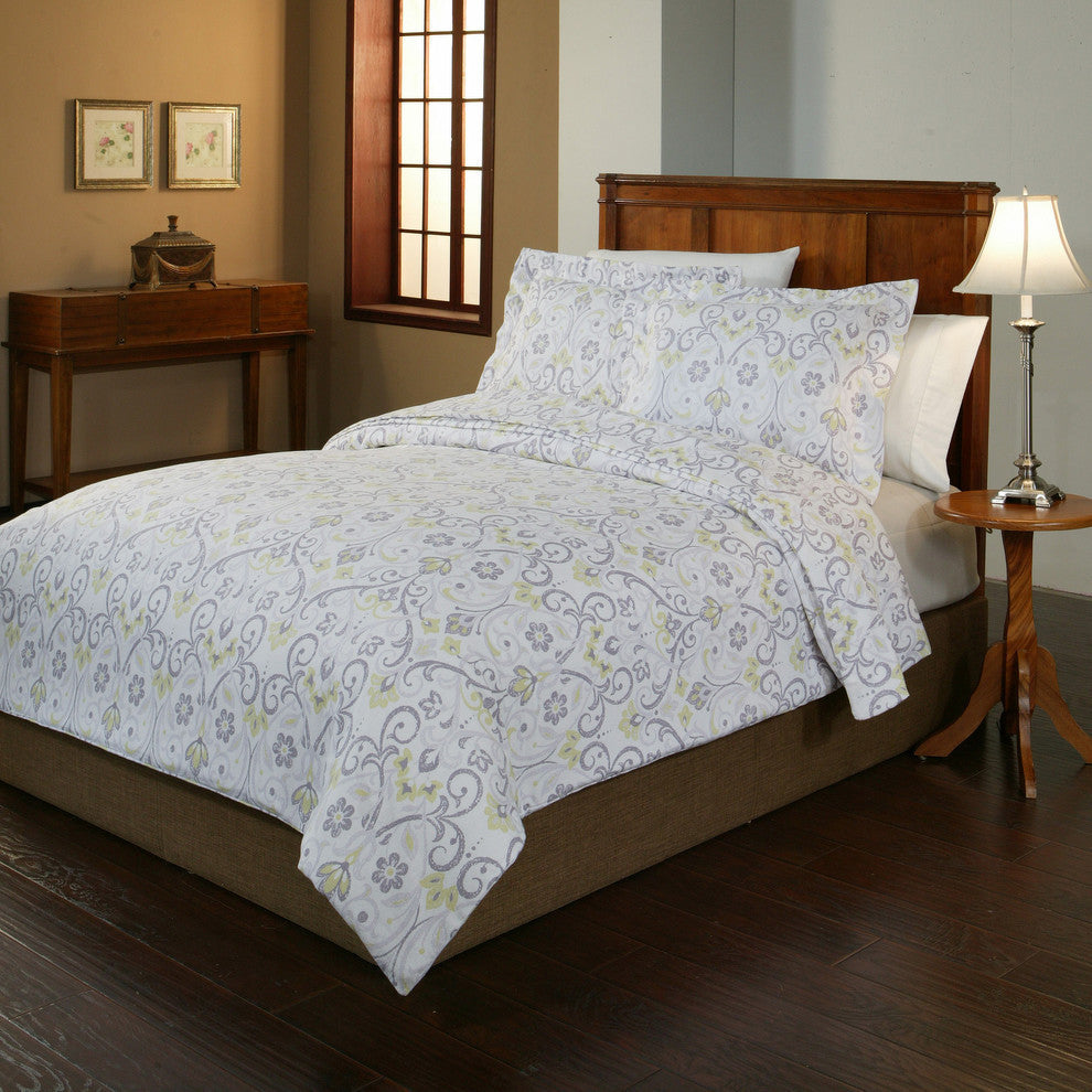 Poinetehaven 200 GSM Duvet Set, Meadow, Full /Queen