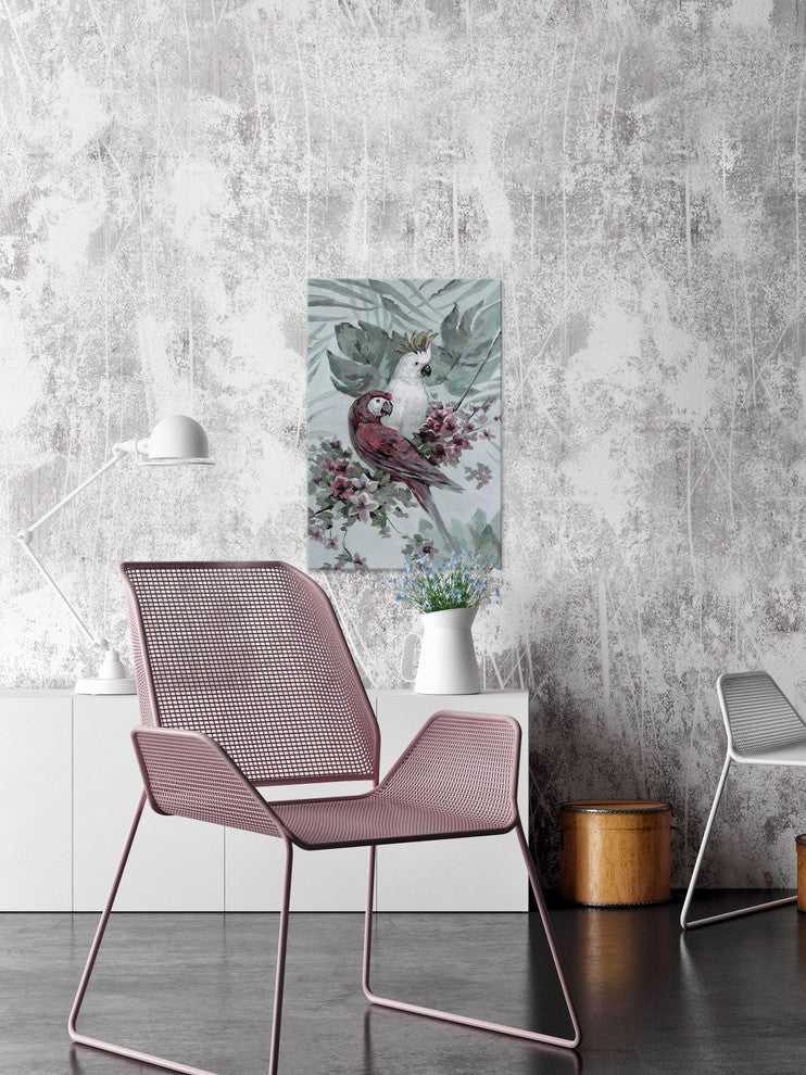 "Tropical Sweetheart" Painting Print on Wrapped Canvas, 20"x30"