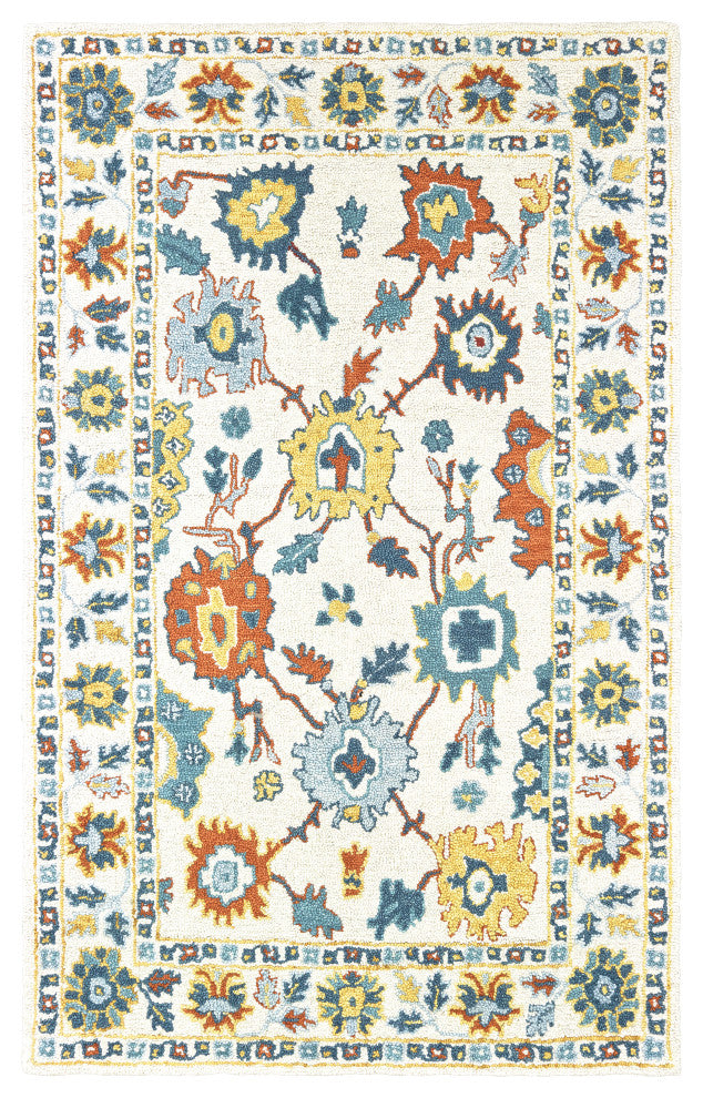 Oriental Weavers Zahra 75507 Ivory Gold Area Rug 8'' X 10''