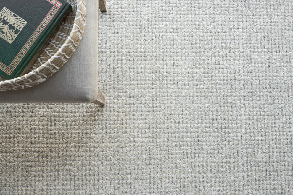Key West Handmade Hand-Tufted Wool Light Beige Area Rug, 10'x14'
