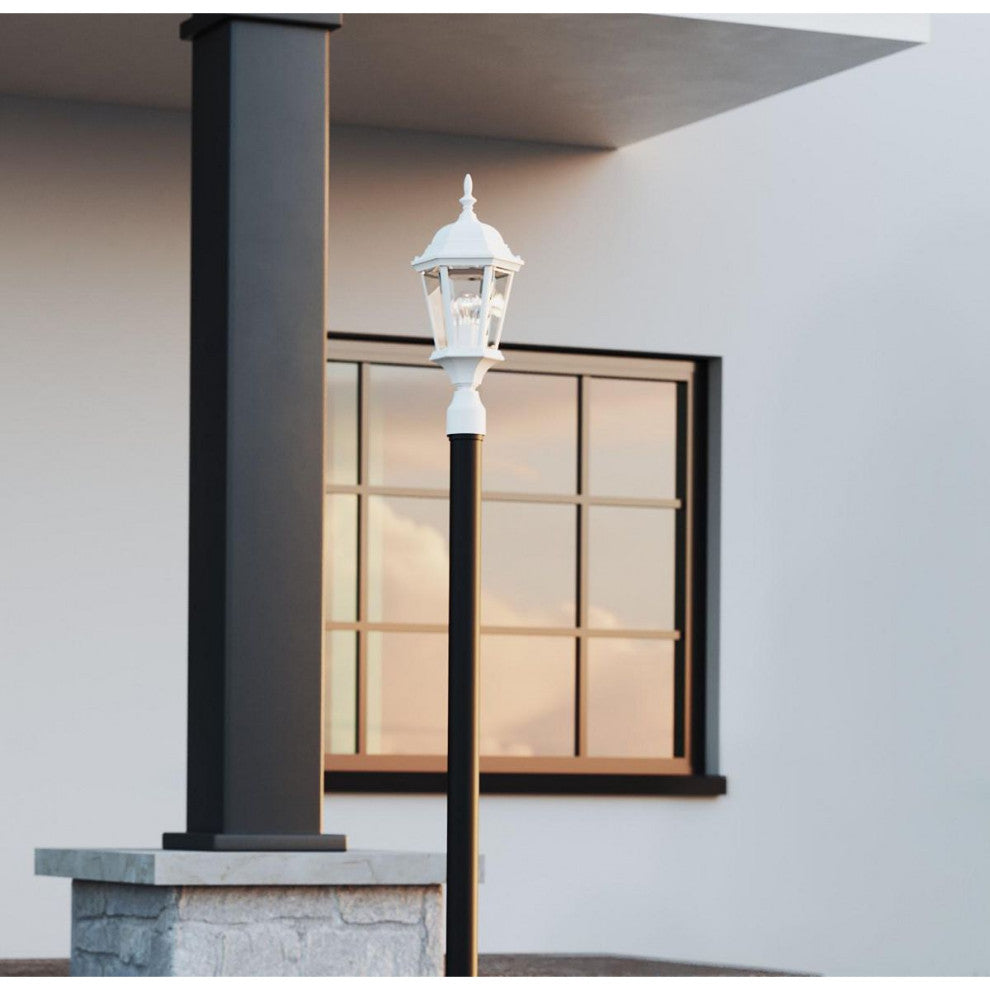 Progress Lighting 1-26W Gu24 Post Lantern, White