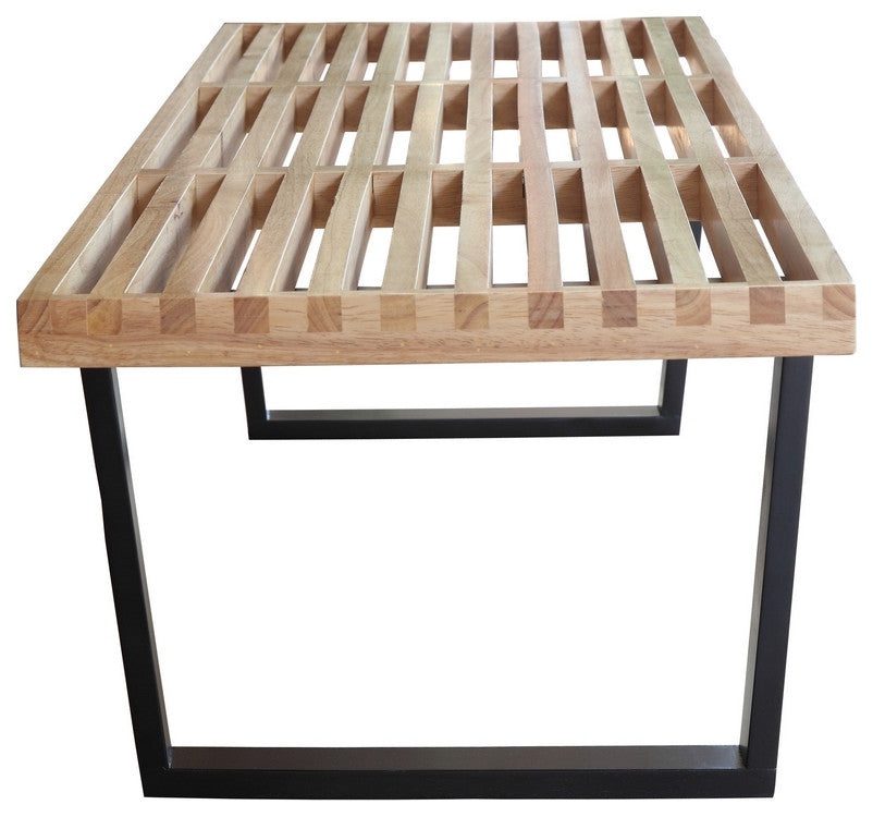 Modern Classics Wood Bench 72", Natural