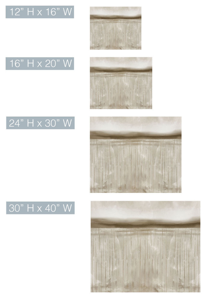 Abstract Neutral CXLVII'' Canvas Wall Art by ChiChi Decor, 12"x16"