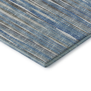 Premium Machine Washable Mayfield AMF31 Blue 8' x 8' Round Rug