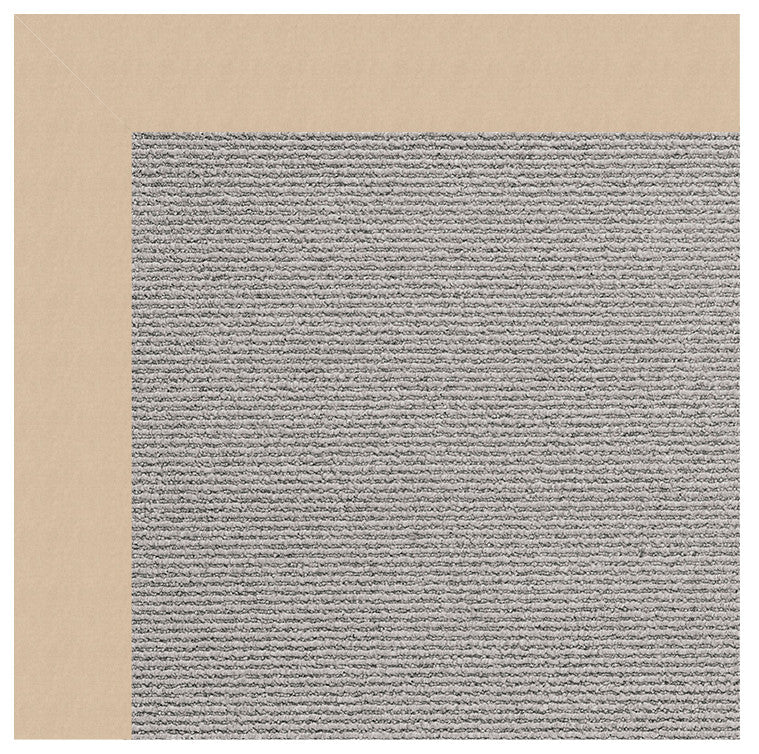 Zoe Platinum Sisal Tufted Area Rug, Ecru, 3'x5'
