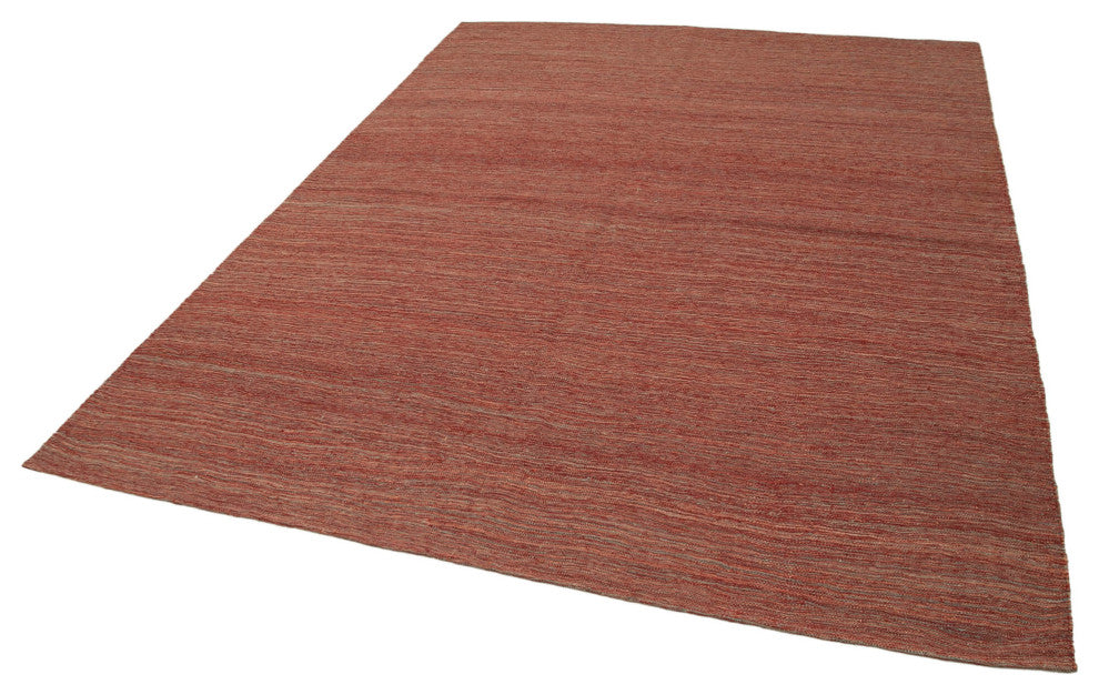 Rug N Carpet - Handmade Oriental 7' 1'' x 9' 2'' Decorative Wool Kilim Rug