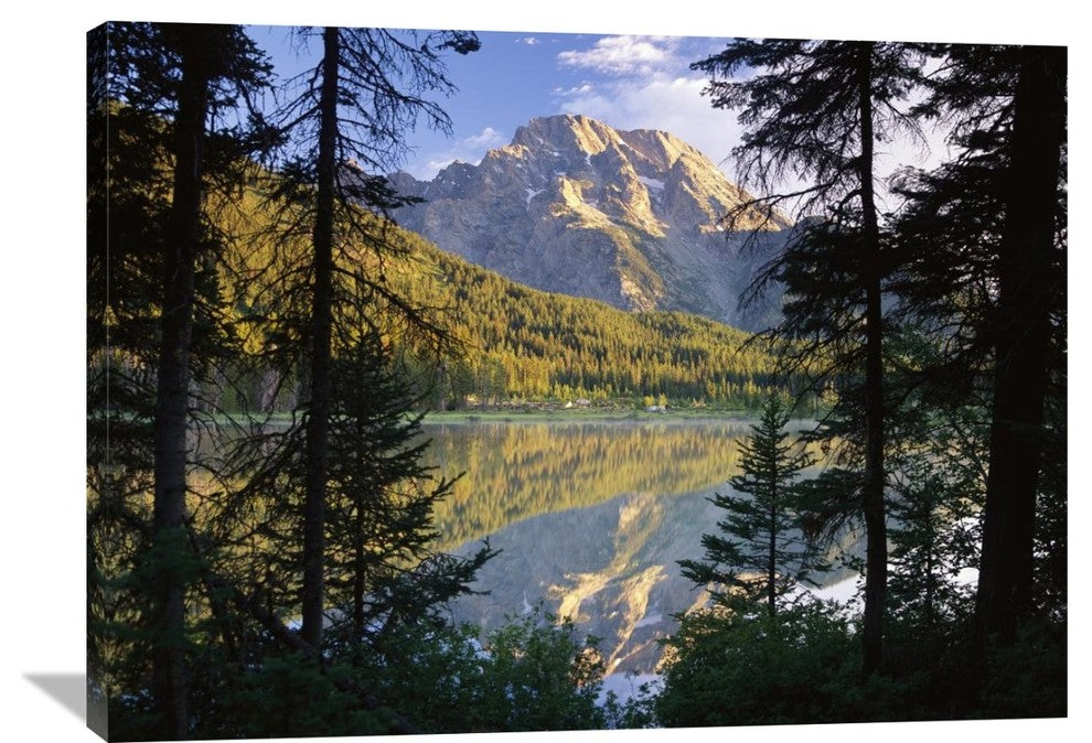 "Mt Moran And String Lake, Grand Teton National Park, Wyoming" Artwork