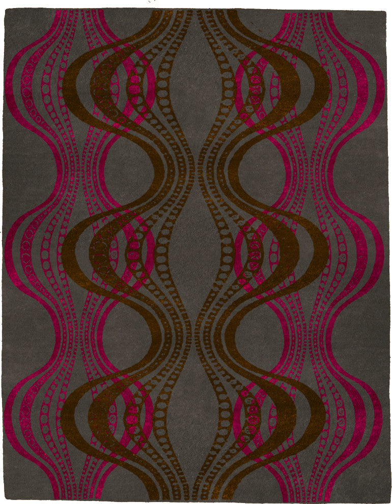 Seismology A Signature Rug, 6'x9'