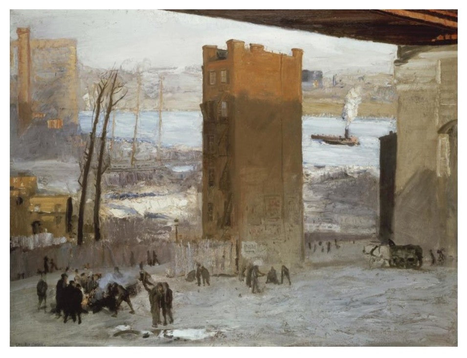 "The Lone Tenement" Digital Paper Print by George Bellows, 24"x19"