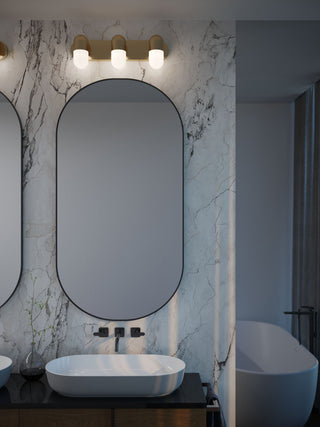 Irvine LED Vanity 24", Light Antique Brass