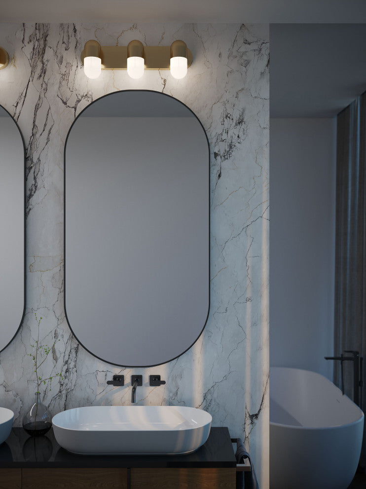 Irvine LED Vanity 24", Light Antique Brass