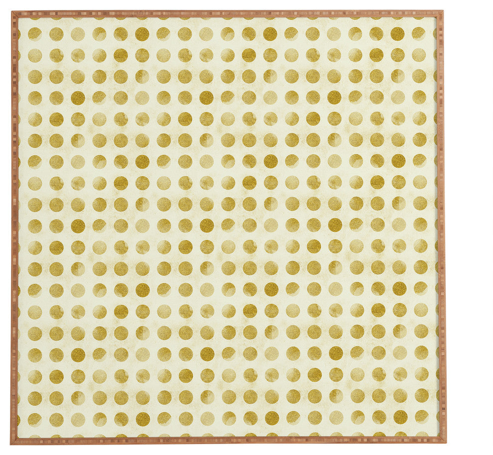 Leah Flores Gold Confetti Framed Wall Art, Medium