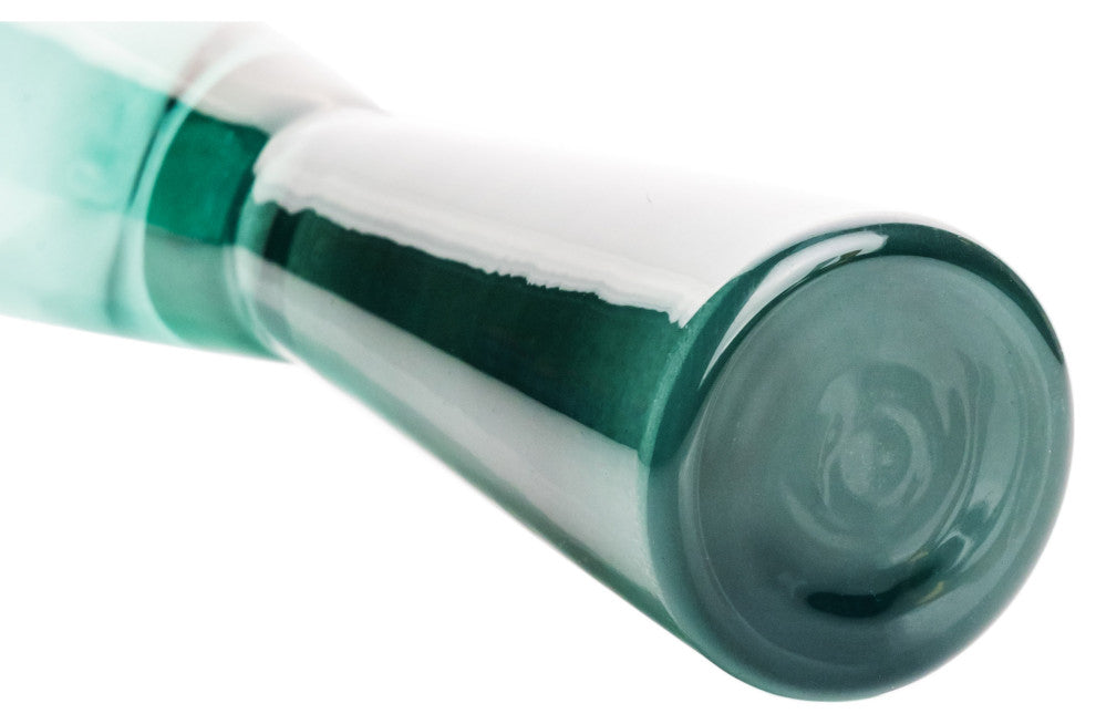 Flute Glasses Set of 4, Green