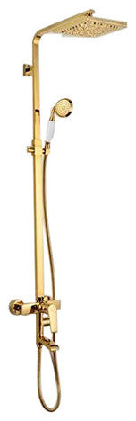 Arsizio Classic Luxury Gold Brass Bathroom Shower Set