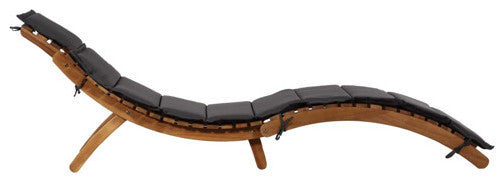 vidaXL 2x Sun Loungers with Cushions Dark Gray Solid Wood Acacia Sun Tan Bed
