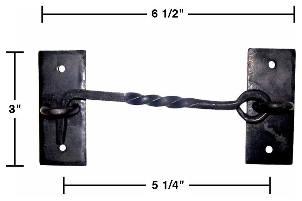 10 Cabin Hook Eye Shed Gate Door Latch Locker Holder 6" Iron