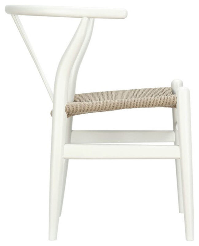 Woodcord Chair Dining modern design , White