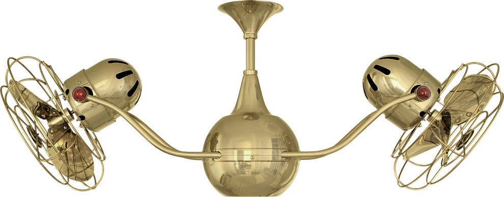 Vent Bettina Rotational Ceiling Fan, Polished Brass