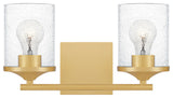 Quoizel ABR8614AB Two Light Bath, Aged Brass Finish