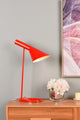 Joshua 1-Light Red Table Lamp