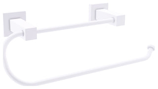 Montero Wall Mounted Paper Towel Holder, Matte White