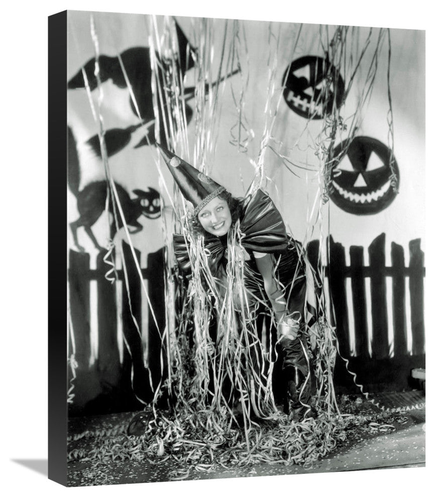 "Halloween - Joan Crawford" Canvas Giclee by Hollywood Photo Archive, 17"x22"