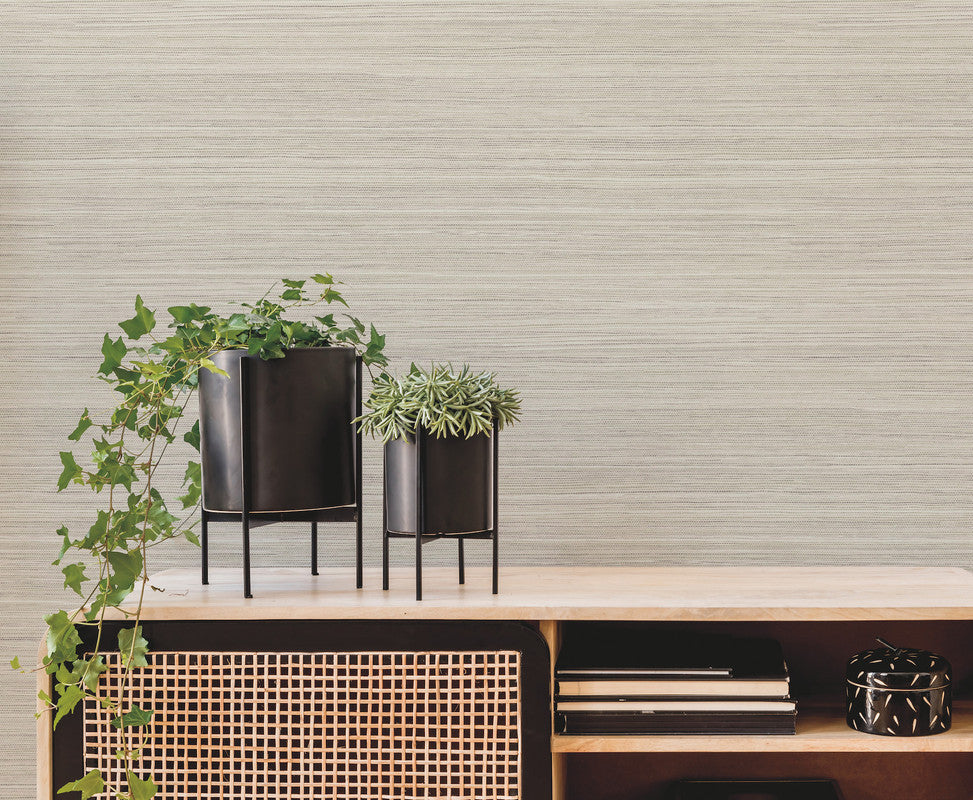 Taupe Fountain Grass Wallpaper
