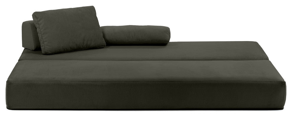 Jaxx Balshan Chaise Lounge Daybed, Charcoal