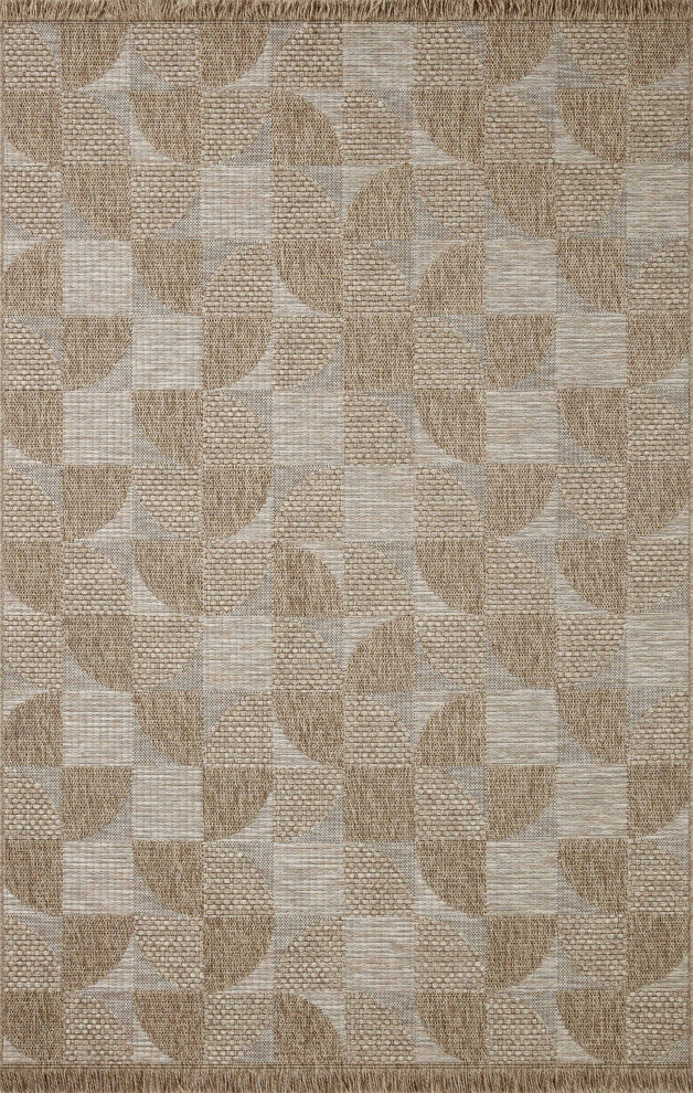 Loloi II Dawn Natural 18" x 18" Sample Rug