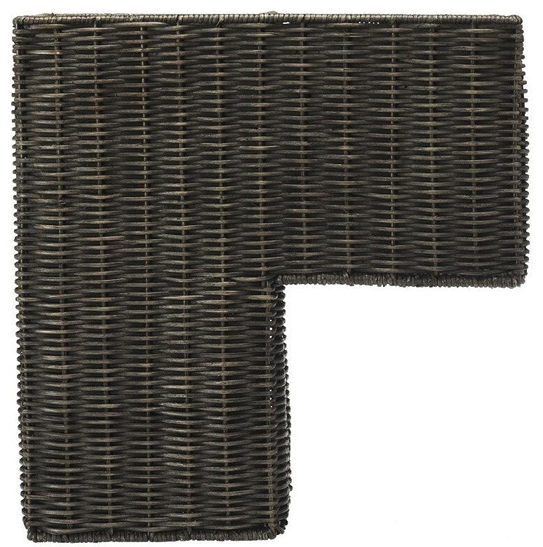 Wicker Step Basket, Brown