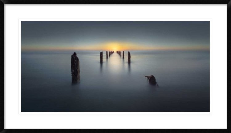 "Last Light" Framed Digital Print by Nadav Jonas, 44x25"
