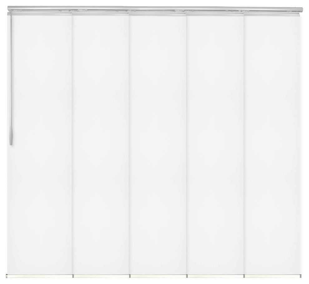Archard 5-Panel Track Extendable Vertical Blinds 58-110"W