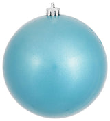 Vickerman N592512DCV 10" Turquoise Candy Ball Ornament
