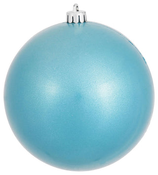 Vickerman N592512DCV 10" Turquoise Candy Ball Ornament