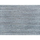 Arsenic Gray Hand Loomed Modern Striae Design Wool Oriental Rug, 8'1"x10'