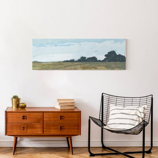 Distant Trees 36x12 Canvas Wall Art