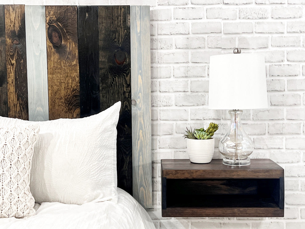 Handcrafted Headboard, Leaner Style, All Terrain Mix, Twin