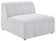 Bartlett Upholstered Fabric Armless Chair Ivory