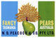 "Peacock Pears" Digital Paper Print by Retrolabel, 38"x26"