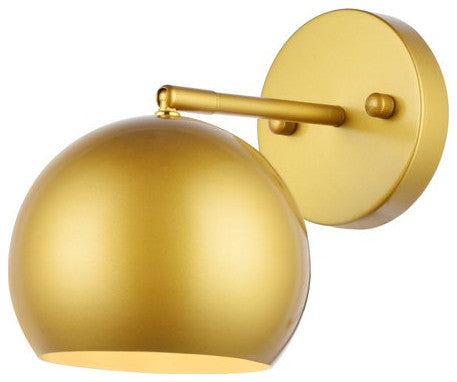 Oscar 1-Light Brass Wall Sconce