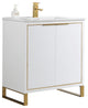 Fine Fixtures Opulence Collection Bathroom Vanity with White Ceramic Sink