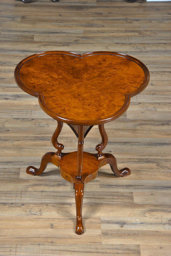 Burled Clover Table