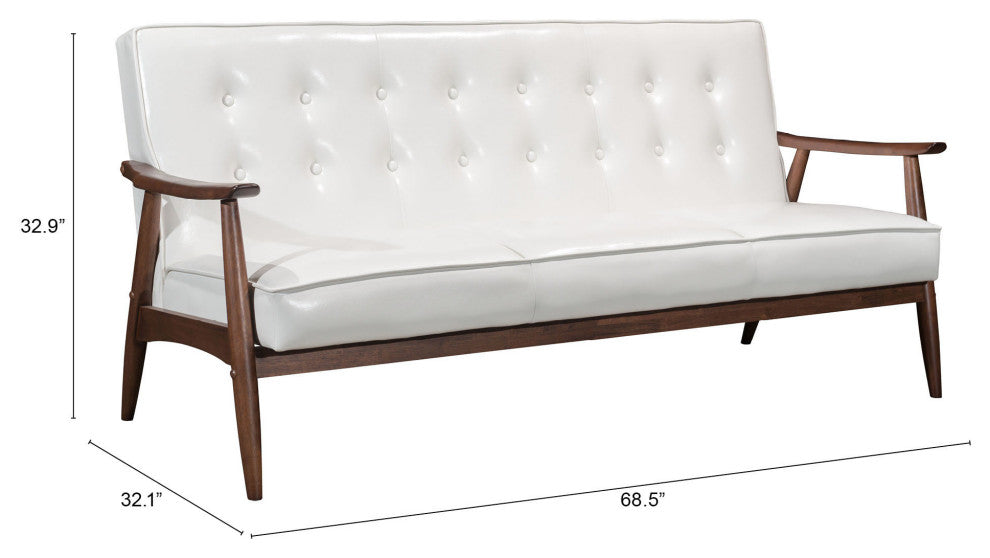 Rocky Sofa White
