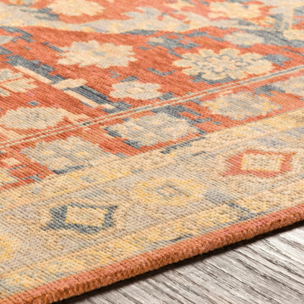 Surya Cappadocia CPP-5026 Traditional Area Rug, Rust, 9' x 13' Rectangle