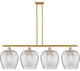 Innovations 516-4I-SG-G462-12-LED 4 Light 50" Island Light, Satin Gold