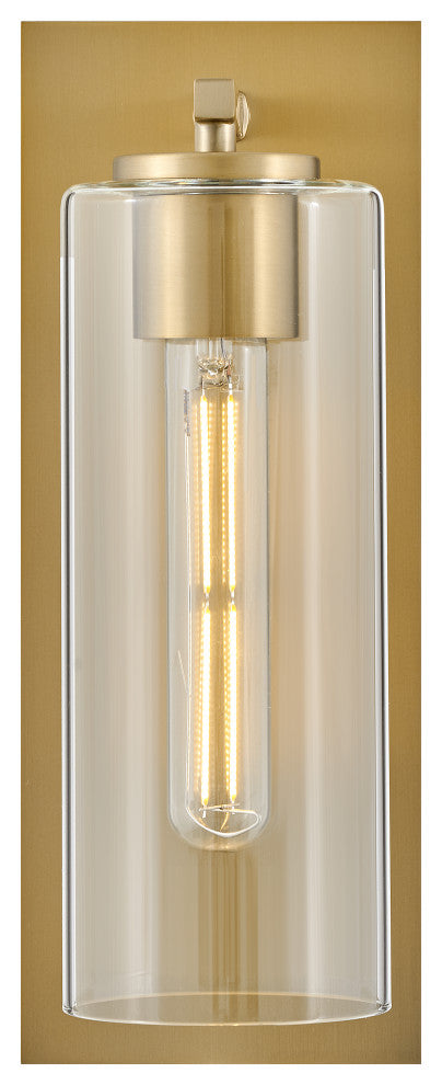 Lark Lane 13" Single Wall Sconce, Lacquered Brass
