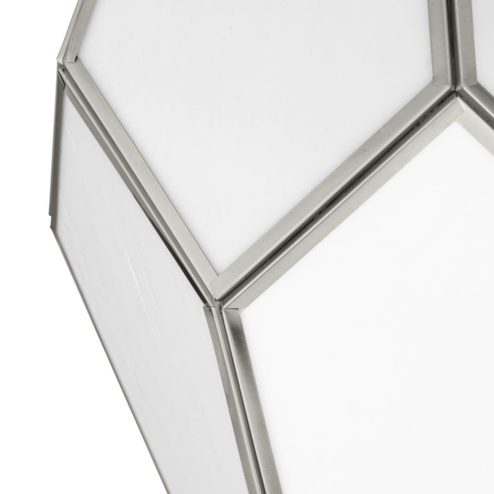 Latham Collection 1-Light Contemporary Pendant, Brushed Nickel