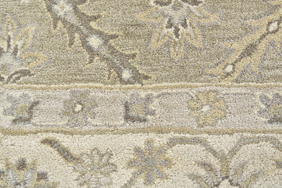 Weave & Wander Botticino Rug, Sage, 5'x8'
